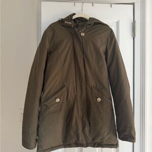 Woolrich Olive Green Puffer Jacket